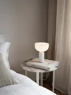 New Works Kizu Portable, White Marble fra> Portable Lamper|Spots
