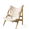 Audo Copenhagen Knitting Lounge Chair, Sheepskin fra> Loungestole|Lænestole