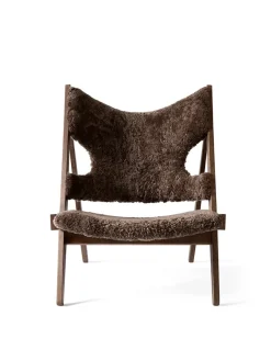 Audo Copenhagen Knitting Lounge Chair, Sheepskin fra><noscript><img width=