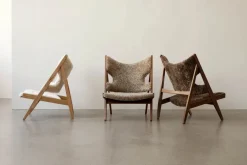 Audo Copenhagen Knitting Lounge Chair, Sheepskin fra><noscript><img width=