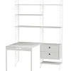 String Furniture Kontor, bundle E fra String> Reolsystemer