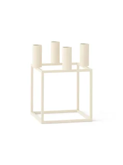 Audo Copenhagen Kubus 4 Lysestage, bruneret kobber fra><noscript><img width=