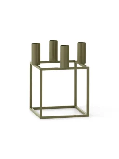 Audo Copenhagen Kubus 4 Lysestage, bruneret kobber fra><noscript><img width=