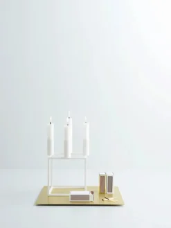 Audo Copenhagen Kubus 4 Lysestage, hvid fra><noscript><img width=