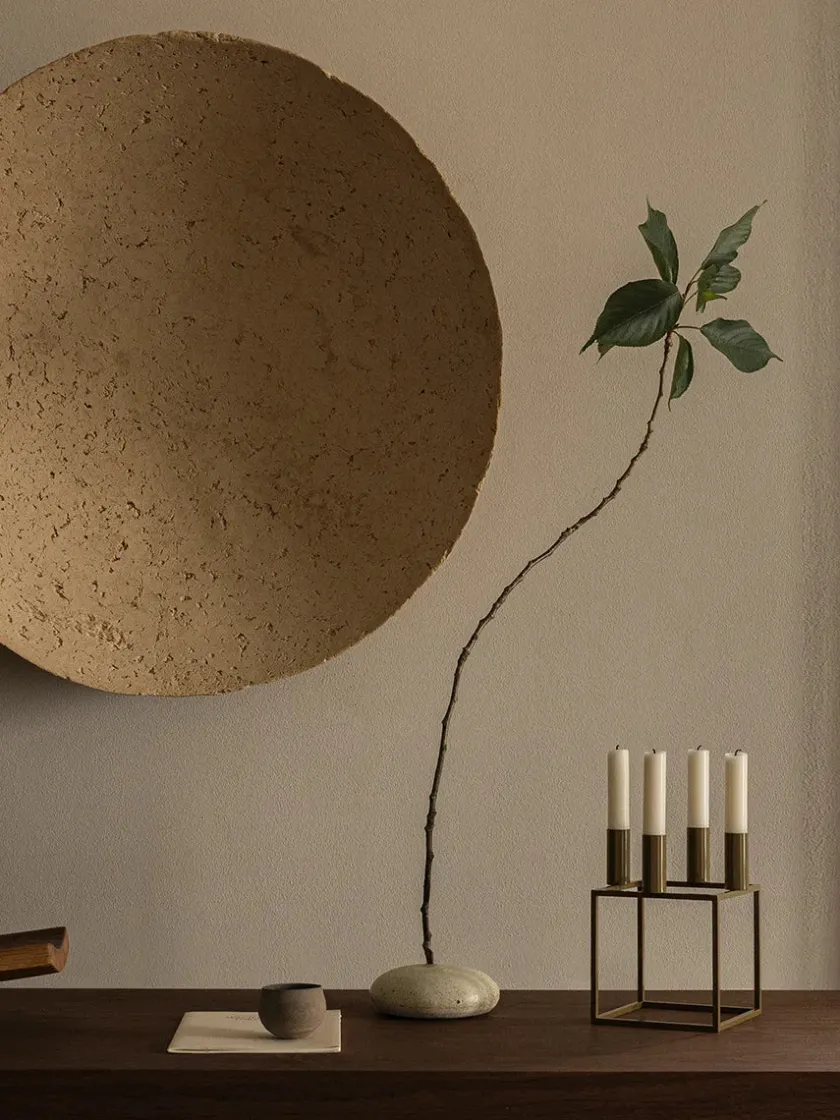 Audo Copenhagen Kubus 4 Lysestage, sort fra> Adventsstager|Lysestager
