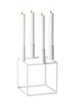 Audo Copenhagen Kubus 4 Lysestage, sort fra><noscript><img width=