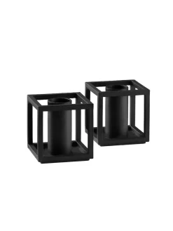 Audo Copenhagen Kubus Micro lysestager, guldbelagt fra><noscript><img width=