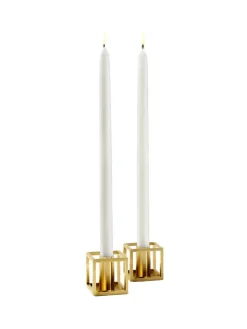 Audo Copenhagen Kubus Micro lysestager, sort fra><noscript><img width=