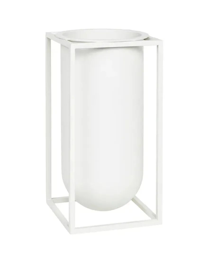 Audo Copenhagen Kubus Vase Lolo, sort fra> Vaser