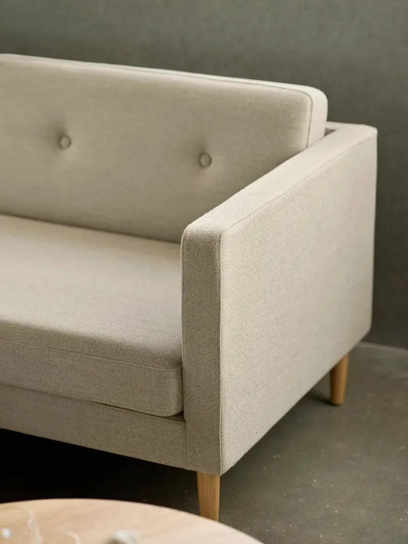 FDB Møbler L42 Firhøj Sofa 3-Personers, beige fra> Sofaer