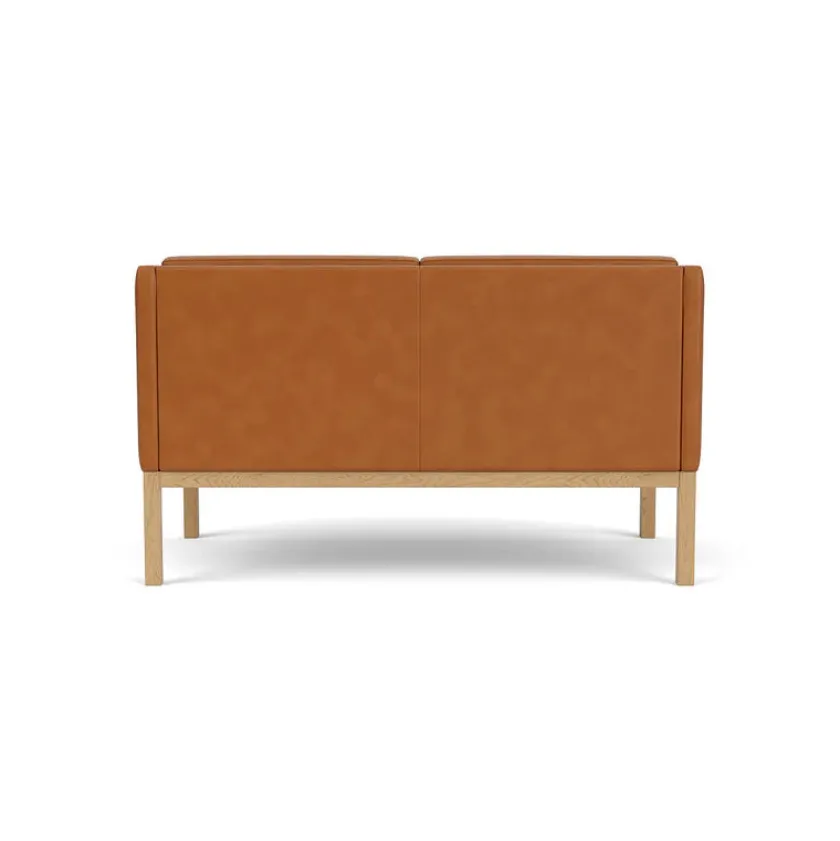 FDB Møbler L45 MK154 2 pers. sofa, beige tekstil af Mogens Koch> Sofaer