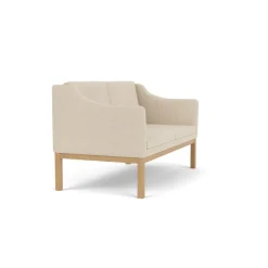 FDB Møbler L45 MK154 2 pers. sofa, beige tekstil af Mogens Koch><noscript><img width=
