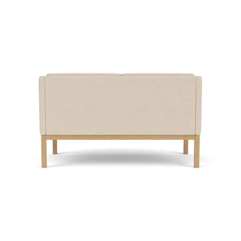 FDB Møbler L45 MK154 2 pers. sofa, beige tekstil af Mogens Koch> Sofaer