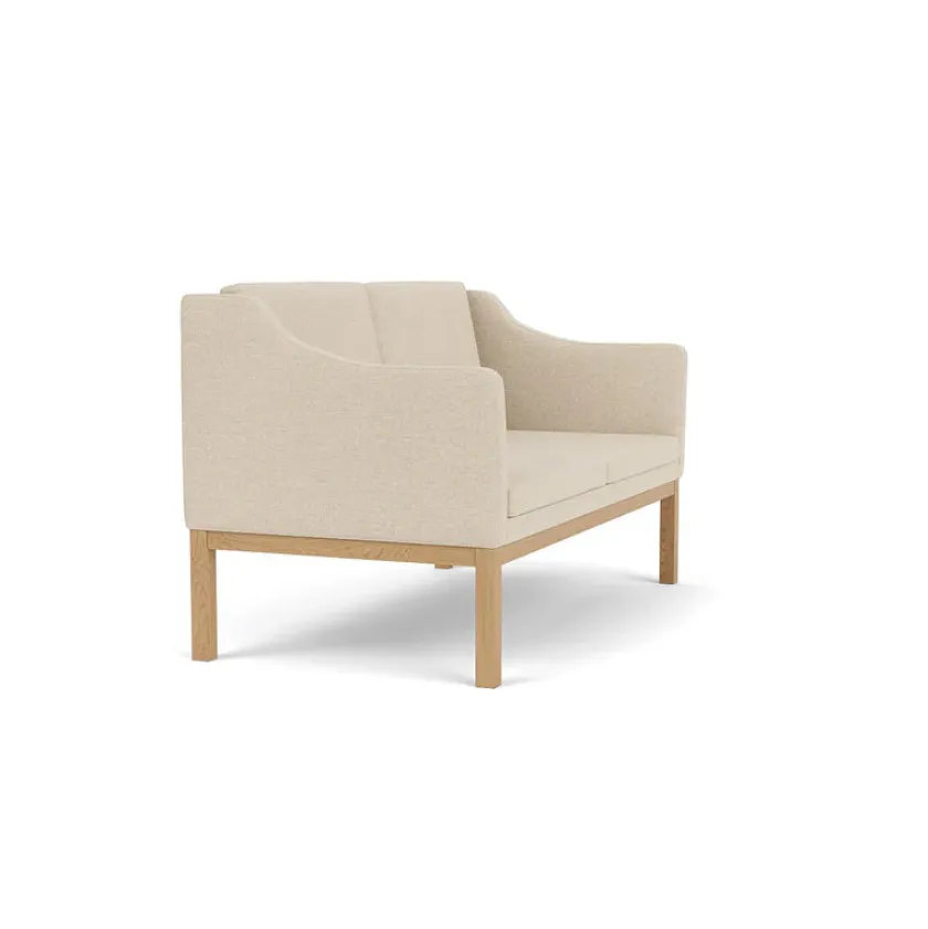 FDB Møbler L45 MK154 2 pers. sofa, cognac læder af Mogens Koch> Sofaer