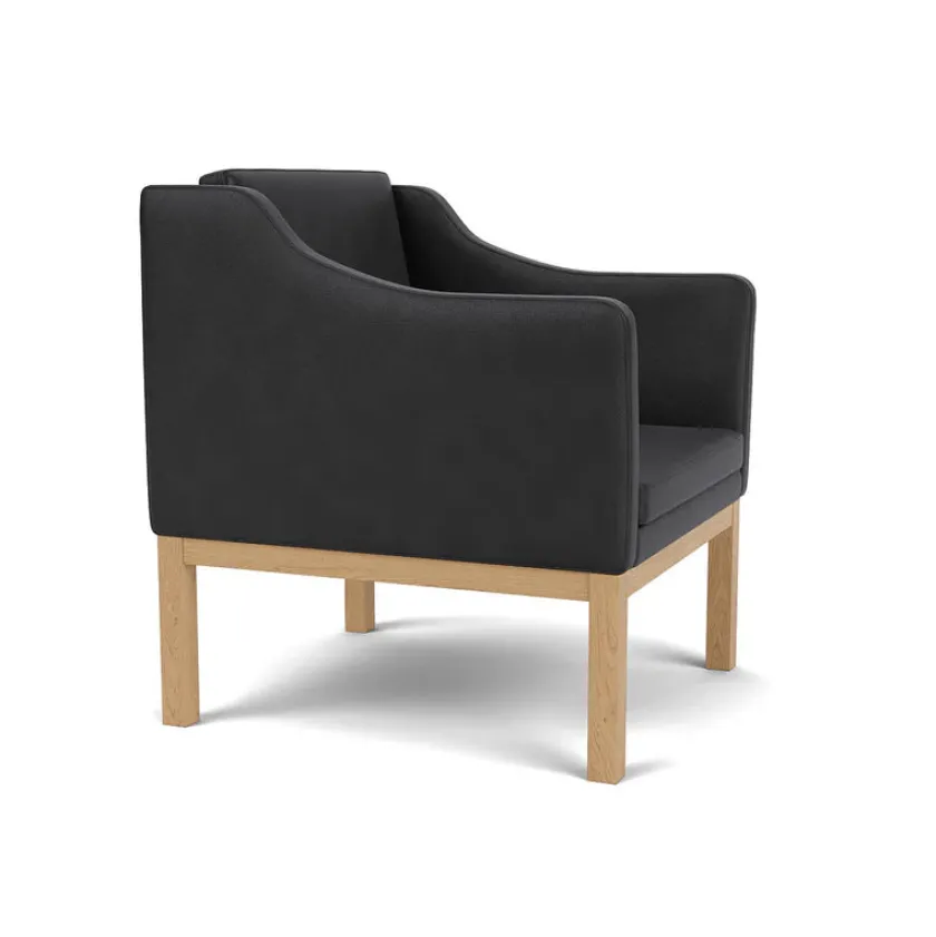 FDB Møbler L46 MK155 lænestol, beige tekstil af Mogens Koch> Lænestole
