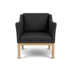 FDB Møbler L46 MK155 lænestol, cognac læder af Mogens Koch><noscript><img width=