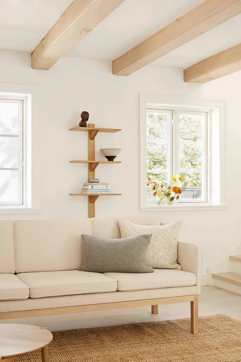 FDB Møbler L43 MK46 Sofa, beige tekstil af Mogens Koch> Sofaer