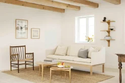 FDB Møbler L43 MK46 Sofa, beige tekstil af Mogens Koch><noscript><img width=