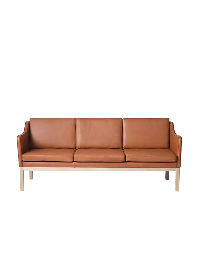 FDB Møbler L43 MK46 Sofa, cognac læder af Mogens Koch> Sofaer