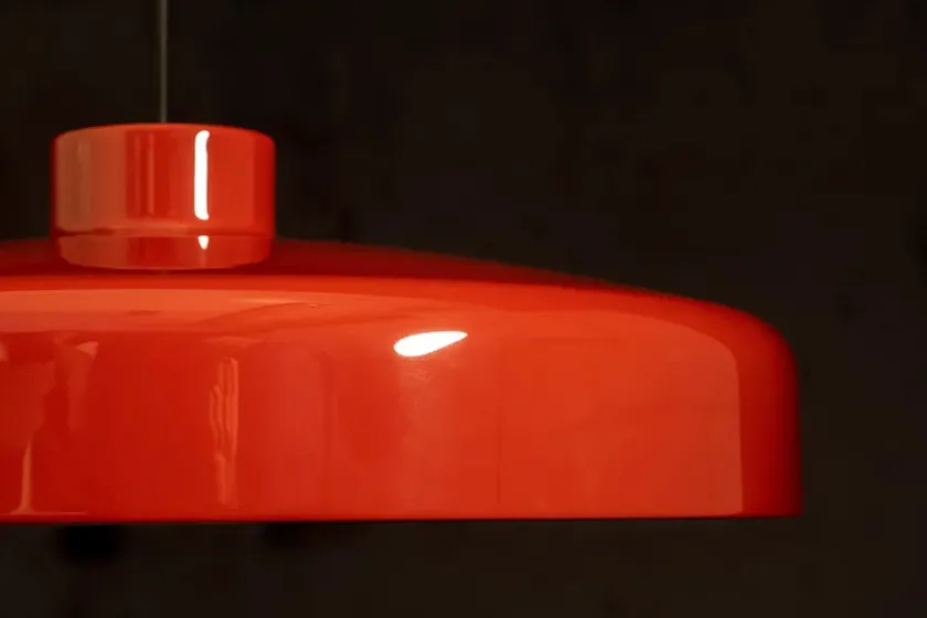 Nine Lacquer pendant large, grey fra> Pendler|Spots