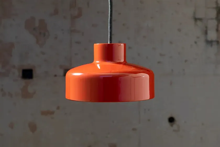 Nine Lacquer pendant small, grey fra> Pendler|Spots
