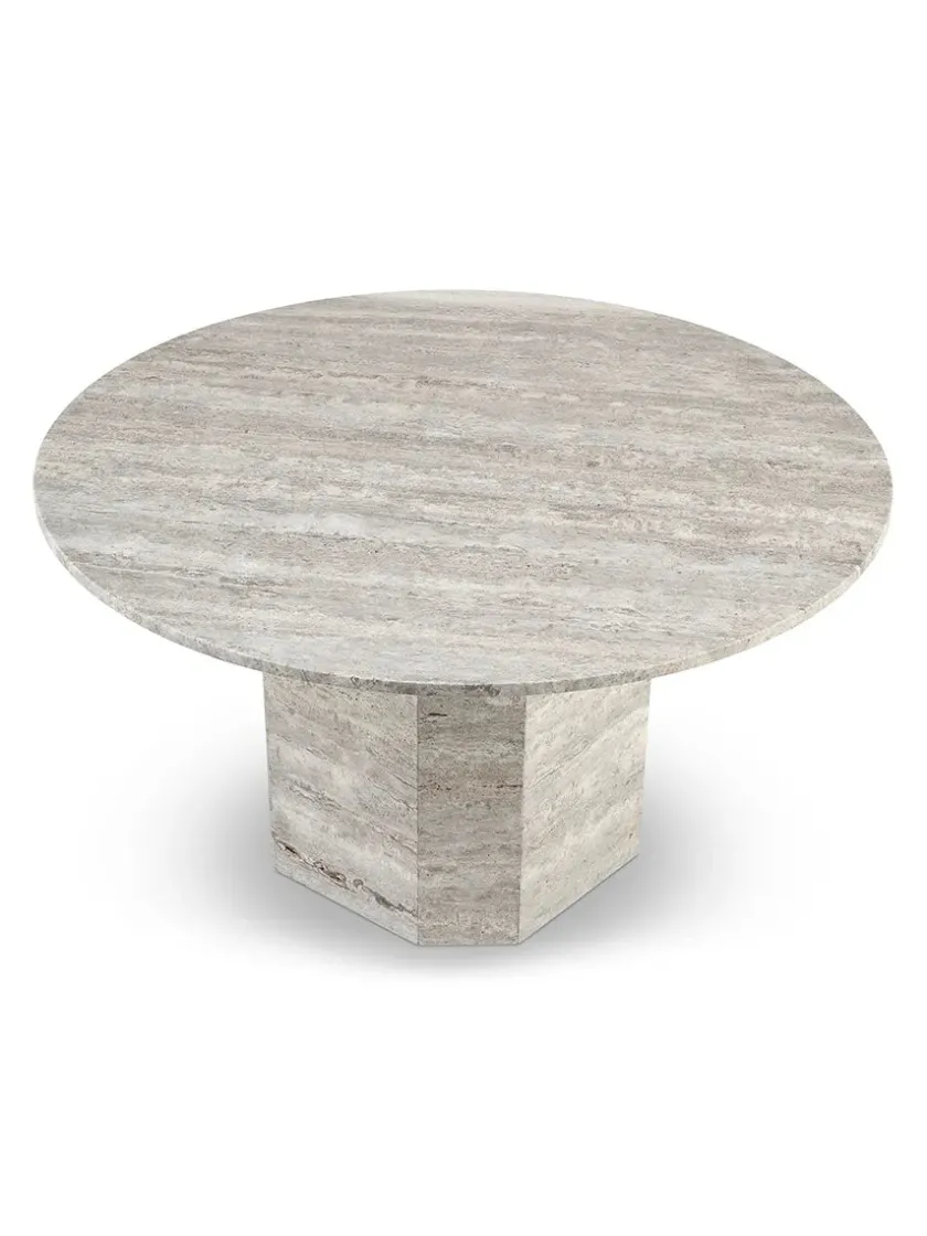 Wabi Sabi Nordic Lago Spisebord, travertin fra> Spiseborde