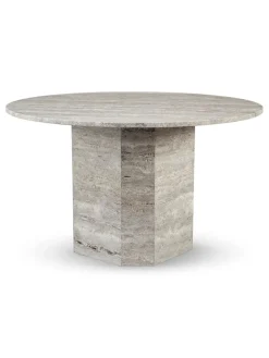 Wabi Sabi Nordic Lago Spisebord, travertin silver fra> Spiseborde