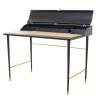 Stellar Works Laval Writing Desk i sort malet eg> Skriveborde