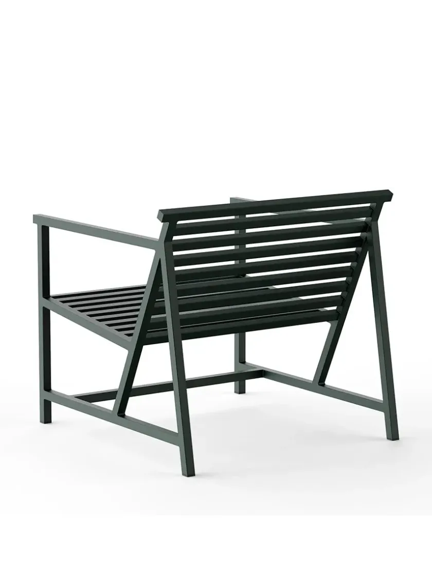 Nine Lounge Chair, grøn fra 19 Outdoors> Udendørs Loungemøbler|Havestole