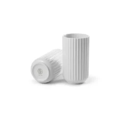 Lyngby Porcelæn Lyngbyvasen blå glas fra><noscript><img width=