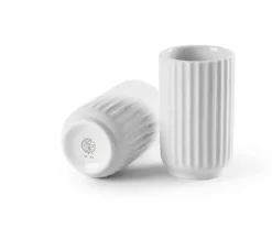 Lyngby Porcelæn Lyngbyvasen i grøn glas fra><noscript><img width=