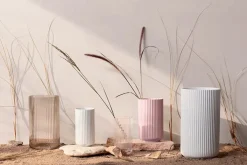 Lyngby Porcelæn Lyngbyvasen i grøn glas fra><noscript><img width=