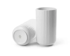 Lyngby Porcelæn Lyngbyvasen i mørk grøn, H31 cm fra><noscript><img width=
