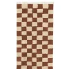 Ferm Living Mara Washable Rug 90 x 150 cm, rust fra> Gulvtæpper