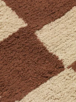 Ferm Living Mara Washable Rug 90 x 150 cm, rust fra><noscript><img width=