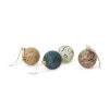 Ferm Living Marble Baubles, M, sæt á 4 stk. fra> Juletræspynt