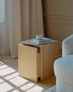 New Works Mass Side Table, black fra><noscript><img width=