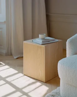 New Works Mass Side Table, oak fra> Sideborde Og Små Borde