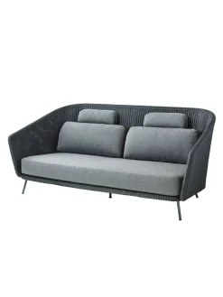 Cane-line Mega 2-pers. Sofa, inkl. hyndesæt fra> Udendørs Loungemøbler