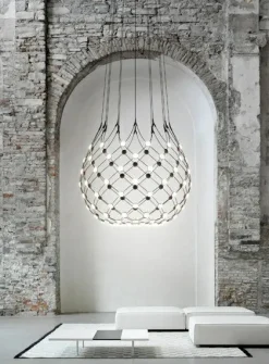 Luceplan Mesh LED pendel Ø100 fra> Pendler|Spots