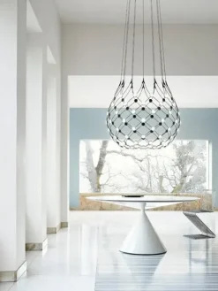 Luceplan Mesh LED pendel Ø80 fra><noscript><img width=