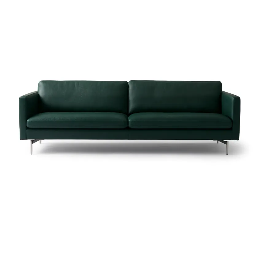 Mogens Hansen MH276 4 pers. sofa i Baltique anilinlæder fra> Sofaer