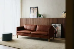 Mogens Hansen MH276 3 pers. sofa i Baltique anilinlæder fra><noscript><img width=