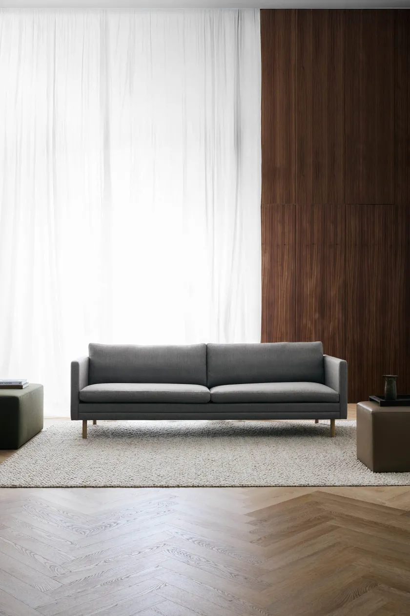 Mogens Hansen MH276 4 pers. sofa i Re-Wool fra> Sofaer