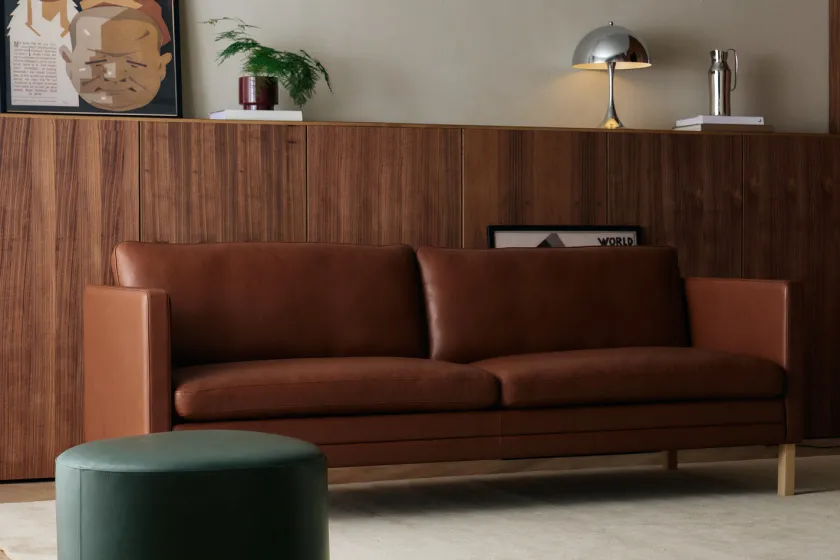 Mogens Hansen MH276 4 pers. sofa i Re-Wool fra> Sofaer