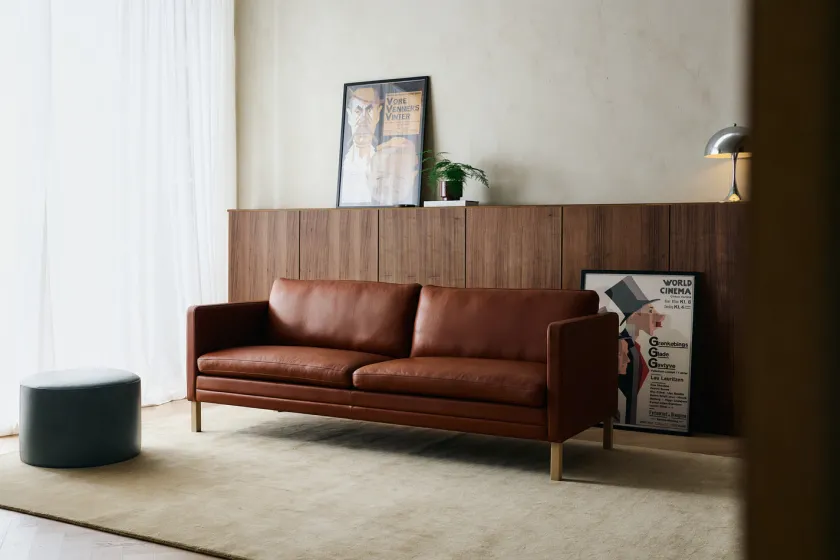 Mogens Hansen MH276 4 pers. sofa i Re-Wool fra> Sofaer