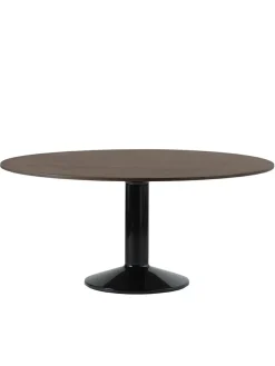 Muuto Midst Table Ø 160 cm, dark oiled oak fra> Spiseborde