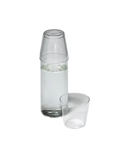 Nine Milk, set of 1 carafe + 2 glasses, clear fra> Kander|Service
