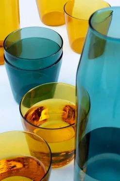 Nine Milk, set of 1 carafe + 2 glasses, yellow fra><noscript><img width=