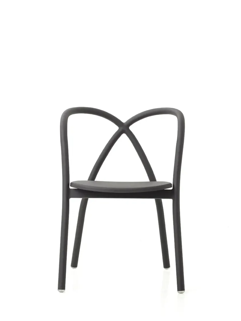 Stellar Works Ming Aluminium Chair, black fra> Spisebordsstole